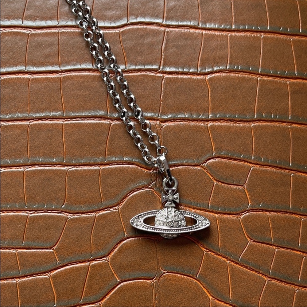 Vivienne Westwood Silver Orb Necklace
